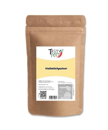 Tasty Pott whole milk powder I milk powder I milk spray -dried I for baking i for shakes Smoothies dips i Mix milk I coffee white i whole milk i in the bag 1000g