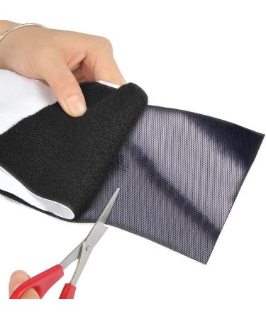 STAY GENT Self Adhesive Hook and Loop Tape - 11CM Wide, 1M Long - Black Nylon Fabric Fastener for Couch Cushions, Guitar Pedals, Cable Management - Ideal for Crafts Projects - Buy Online on SooperMarket.com