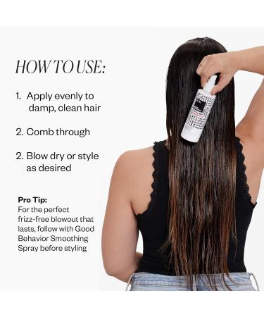 IGK GOOD BEHAVIOR Smoothing Frizz Fighters Travel Set | 4-in-1 Prep Spray + Spirulina Protein Smoothing Spray | Frizz Control + Heat Protectant | Vegan + Cruelty Free Good Behavior 2 Fl Oz + 2.4 Fl Oz (Pack of 2) - Buy Online on SooperMarket.com