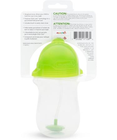 Munchkin Click Lock Any Angle Weighted Straw Cup 2-Piece Set - Green/Green - Buy Online on SooperMarket.com
