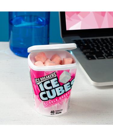 Ice Breakers Ice Cubes Bubble Breeze Xylitol Chewing Gum 3.24 oz (6x40ct) Pack - Sugar Free - Buy Online on SooperMarket.com