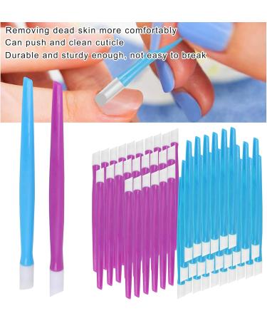 Nail Art Rubber Cuticle Pusher Not Easy To Break Cuticle Pusher for Pushing Back the Cuticle and Cleaning Under the Nails - Buy Online on SooperMarket.com
