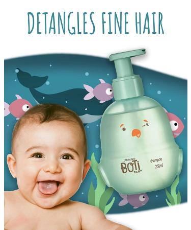 Boti Baby Shampoo: Hypoallergenic & Tear-Free Wash for Kids | Vegan, Alcohol-Free, Paraben-Free & Dye-Free by O Boticario - Buy Online on SooperMarket.com