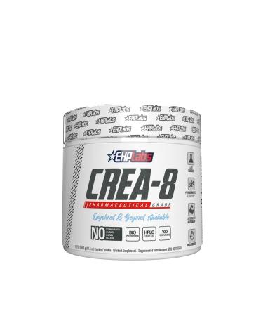 EHP Labs CREA-8 Creatine Monohydrate Powder - Creatine Powder for Building Lean Muscle Mass Improves Strength & Power Supports Brain Health - 100 Servings (500g)