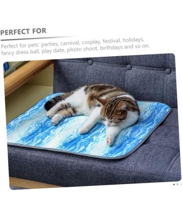 Balacoo Pet Mat Dog Mat Dog Cot Dog Bed Breathable Cooling Pad Wear-Resistant Cooling Mat Puppy The Dog S Sky-blue - Buy Online on SooperMarket.com