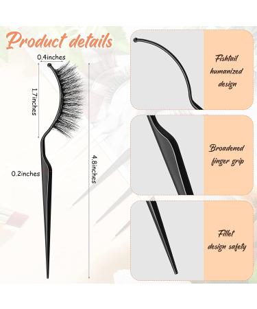 30-Piece False Eyelashes Display Stick & Applicator Tool Set - Black | Eyelash Extension Supplies for Grafted Eyelashes - Buy Online on SooperMarket.com