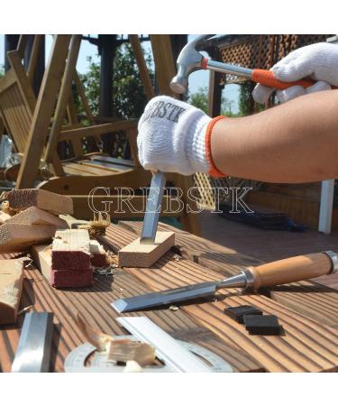 GREBSTK 4 Piece Wood Chisel Set Sturdy CR-V Steel Chisel Beech Handle Woodworking Tools with Oxford Bag 2chisel - Buy Online on SooperMarket.com