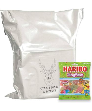 Zingfest Zingy and Zesty Gummy Sugar Coated Sweets Fizzy Sweet and Sour 150g 1x Share Bag - Buy Online on SooperMarket.com