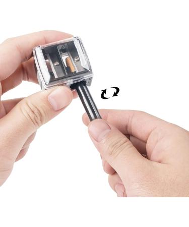 5 Pack Professional Dual Makeup Pencil Sharpener - Multi-Sized for Eyebrow, Lip, and Eyeliner Pencils - Buy Online on SooperMarket.com