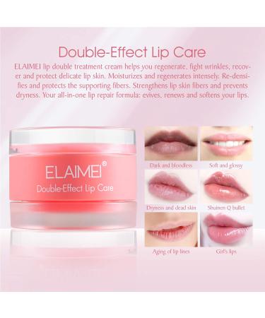 Strawberry Lip Scrub & Sleeping Mask for Overnight Moisture & Repair | Lip Treatment for Peeling, Chapped Skin | Lip Primer & Repair Balm - Buy Online on SooperMarket.com