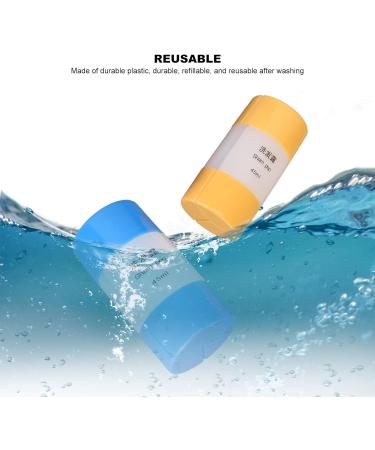 Refillable Plastic Bottle Set Durable Split Bottle with Stable Liquid Outlet Multipurpose for Essential Oils Shampoo Dishwashing Soap Compact and Portable Reusabl - Buy Online on SooperMarket.com