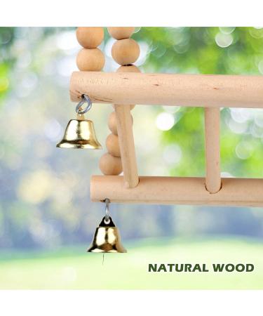 8 PC Colorful Bird Toys for Parrots Budgies Conures & Love Birds - Cage Swing & Hanging Bell - Buy Online on SooperMarket.com