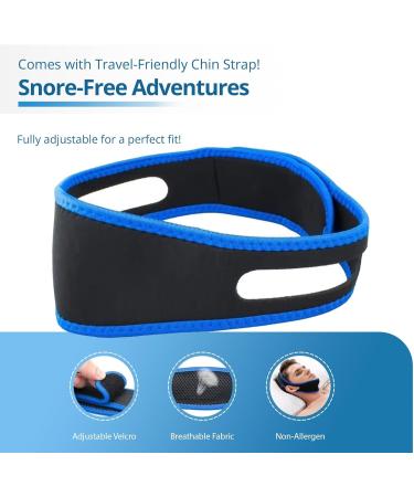 HanLynx Anti Snoring Devices with Chin Strap for Stop Snoring | Moldable BPA Free Soft Plastic Mouthpiece for Sleeping | Effective Snoring Solution Mouth Guard for Family - Buy Online on SooperMarket.com