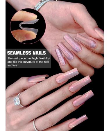 EBANKU 120PCS Clear Matte Dual Nail Forms for Acrylic Nail Extensions - Manicure Tools - Buy Online on SooperMarket.com
