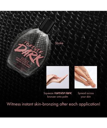 Millennium Tanning Forever Dark Black Mattifying Instant Bronzer Tanning Lotion 13.5oz - Skin-Perfecting Formula - Buy Online on SooperMarket.com