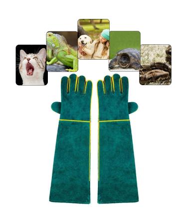 PeSandy Animal Handling Gloves Bite Proof 40CM Durable Bite Resistant Gloves for Bathing Grooming Welding Handling Dog/Cat/Bird/Snake/Parrot/Lizard/Reptile- Scratch/Bite Resistant Protection Gloves