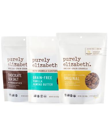 Purely Elizabeth Granola Variety Pack Gluten-Free Vegan non-GMO (3 ct.)
