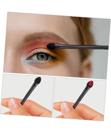 Baluue 40 Pcs Double Eye Shadow Makeup Eye Shadow Brush Applicator Blending Brush Eyeshadow Plastic Black - Buy Online on SooperMarket.com
