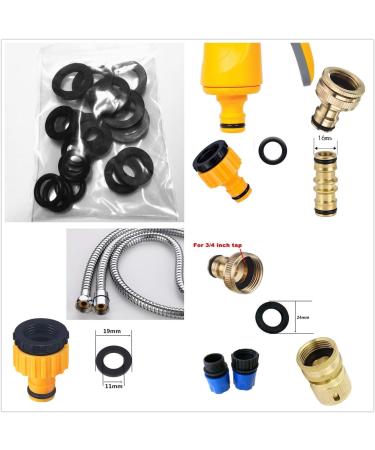 TOPWAYS 6x Y Piece Hose Connector - Plastic Trousers Splitter (3 Way) for Efficient Hose Branching | Durable Hose Divider and Branch Connecting Solution - Buy Online on SooperMarket.com