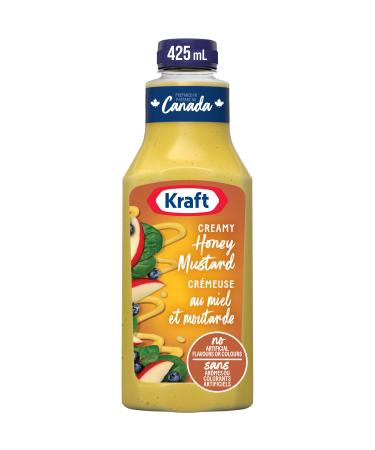 Kraft Creamy Honey Mustard Salad Dressing 425 ml Bottle (Pack of 10)