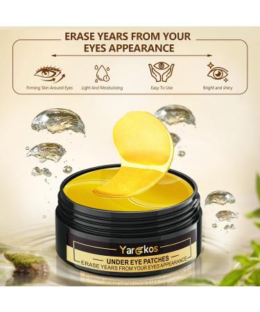 60 PCs Hydration Eye Pad Mask - 30 Pairs Anti-Aging Collagen Hydrogel with 24K Gold & Hyaluronic Acid - Remove Dark Circles | International Shipping - Buy Online on SooperMarket.com