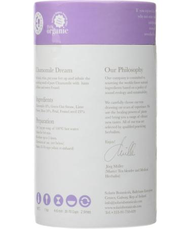 Solaris Tea Organic Loose Whole Leaf Chamomile Dream Herbal Blend 50 g - Buy Online on SooperMarket.com