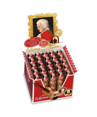 Vine Mozart balls 100 installation box Mozart balls made of dark chocolate filled with pistachio marzipan almonds and hazelnut nougat 2kg (100 mozart balls) 100 pieces (1-pack) installation cardboard