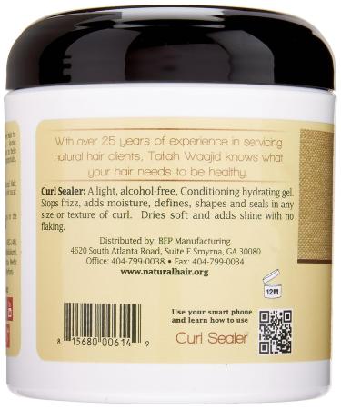 Taliah Waajid Curl Sealer 6oz - Define and Seal Curls with Natural Ingredients - Buy Online on SooperMarket.com