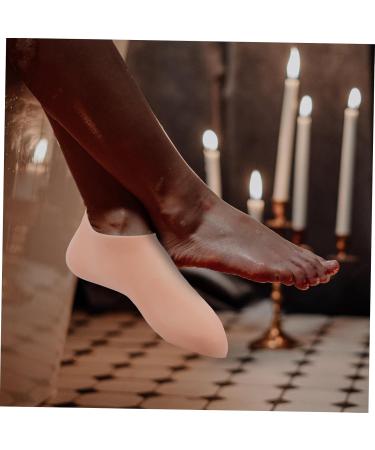 minkissy 4 Pairs Exfoliating Moisturizing Socks Cosmetic Moisturizing Socks Feet Care Socks Lotion Gloves Foot Covers Foot Spa Socks Moisture Socks Sleep Socks Miss Girl Sebs Socks - Buy Online on SooperMarket.com