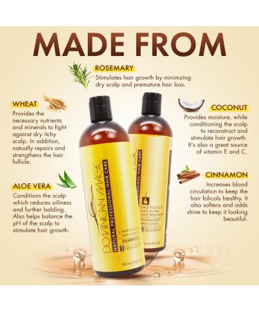Buy Dominican Magic Anti-Aging Shampoo - Hair Follicle Strengthening & Growth with Rosemary 15.87 Oz - International Shipping Available - Buy Online on SooperMarket.com