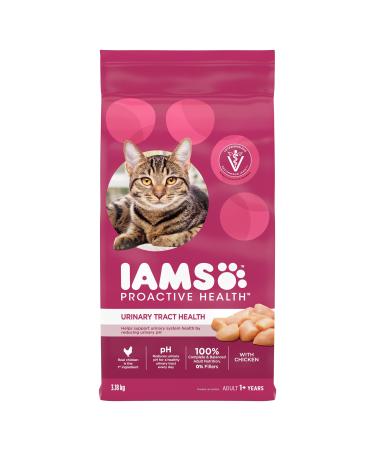 IAMS Proactive Health Dry Cat Food Adult - Urinary Tract Health - Chicken 3.18kg Bag Chicken 3.18 kg (Pack of 1) Urinary Tract