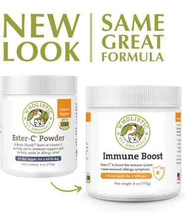 Organic Dog Allergy Relief & Immune Support Supplement | Vitamin C Powder for Joint Mobility & Overall Health | UTI Relief | 1000mg Ester C | Made in USA | 6 oz - Buy Online on SooperMarket.com
