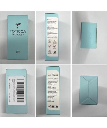 TOMICCA Grey Blue Jelly Gel Nail Polish - Sheer Teal Color, Quick Dry & Soak Off U V Gel Nails for DIY Nail Art - Buy Online on SooperMarket.com
