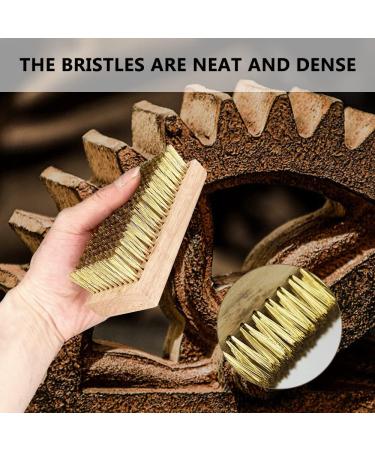 Buy CJBin Brass Brush - Durable Copper Cleaning Brush for Rust Protection & Ski Surface Polishing - Buy Online on SooperMarket.com