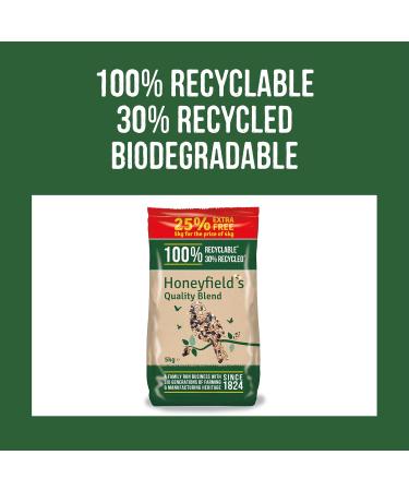 Honeyfields 5Kg Wild Bird Food - High Quality Blend for All Seasons - Buy Online on SooperMarket.com