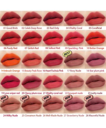 Peripera Ink the Velvet Lip Tint - 028 Mauveful Nude (0.14 fl oz) - Buy Online on SooperMarket.com
