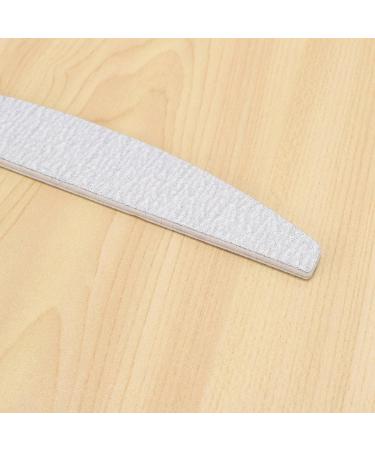Lodokdre Nail files D shape double sided gray white 10 pieces - Buy Online on SooperMarket.com