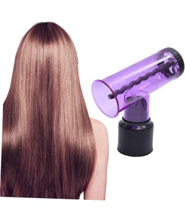 Mikinona Nozzle for Hair Dryer Hair Dryer Nozzle Hair Dryer Connectors Hairdressing Curlers Purple - Buy Online on SooperMarket.com