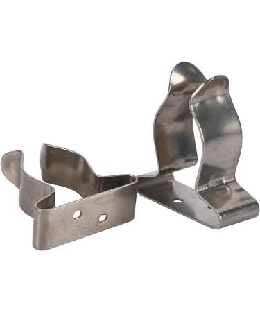 Stainless Steel Boat Hook Spring Clip Holder Bracket - Marine Spring Clip 9824S - 1 to 1-3/4 ID - Buy Online on SooperMarket.com