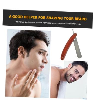 Premium Stainless Steel Shaving Razor & Trimmer for Men | Straight Razor Shaving | Barber-Grade Shaver for Precision Grooming - Buy Online on SooperMarket.com