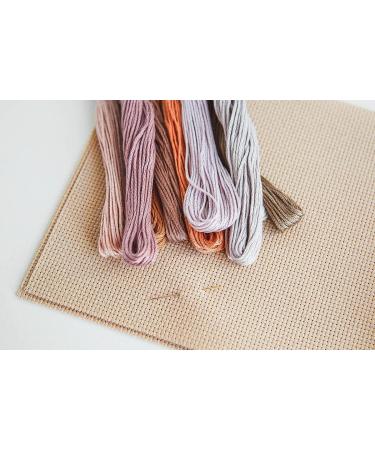 14CT Tan Aida Cloth 14 Count Cross Stitch Fabric - 19x28 inch - Buy Online on SooperMarket.com