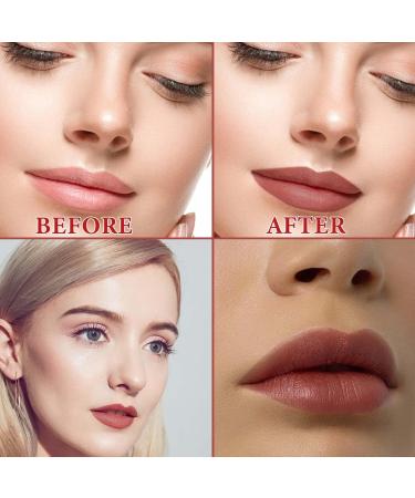 2 in 1 Matte & Liquid Lipstick Set - Waterproof Velvet Gloss Long Lasting Nude Lip Color for Women - Buy Online on SooperMarket.com