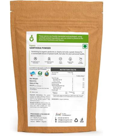 Orlova Organic Ganthoda Powder - Piplamool Powder (100Gm) - Buy Online on SooperMarket.com