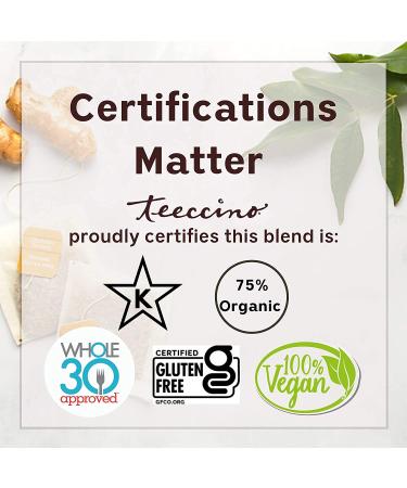 Teeccino Dandelion Vanilla Nut Herbal Coffee | Prebiotic & Caffeine-Free Detox Blend | Gluten-Free Medium Roast - 10oz - Buy Online on SooperMarket.com