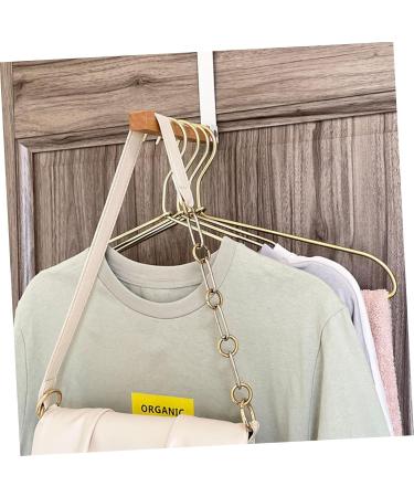 CIYODO Door Hook Closet Hooks for Wall Vinyl Siding Hooks Cement Over Door Towel Rack Solid Wood Towel Hook 17.5X16CM Black - Buy Online on SooperMarket.com