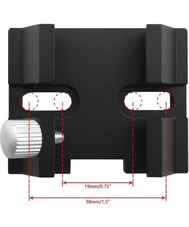 Alstar Schmidt-Cassegrain Finder Scope Base - Universal Mount for Laser Pointer or Reflex Sight - Compatible with Vixen Dovetail bar - Buy Online on SooperMarket.com