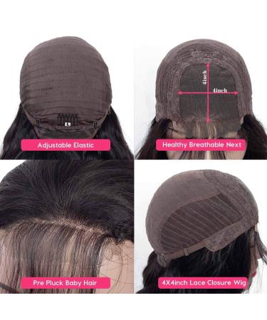 Amanda HD Transparent Deep Wave 24 Inch Brazilian Virgin Lace Front Wig - Pre Plucked 180% Density Wet & Wave Closure Wig for Women - Buy Online on SooperMarket.com