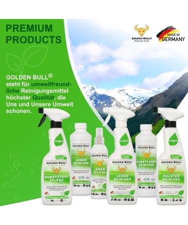 Golden Bull Upholstery Cleaner - Vegan Chemical-Free Stain Remover for Sofa & Auto - 500ml Natural Upholstered Furniture & Car Seat Cleaner - Buy Online on SooperMarket.com