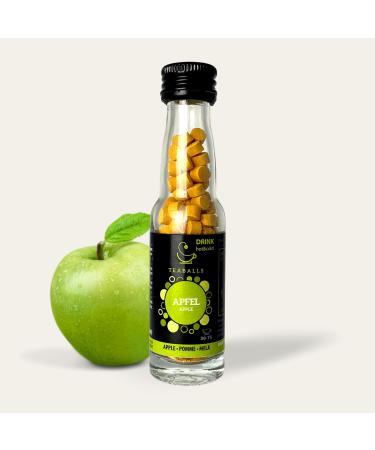 TEABALLS - Apple (1 x 15 g) | Black Selection | Approximately 150 Tea Balls | For approx. 30-75 cups of tea | As seen from: The Ding of the Year