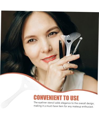 Mikinona Eyeliner Stamp Multi-functional Applicator Stencil Eyeliner Multifunctional Tool Lash Makeup Silicone Assistant 12.00X6.00X0.50CM As Shown - Buy Online on SooperMarket.com